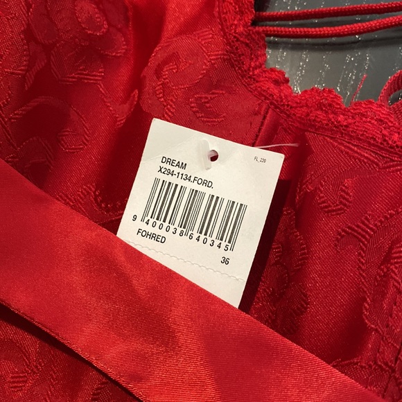 Frederick’s of Hollywood red corset 36 - Picture 2 of 11